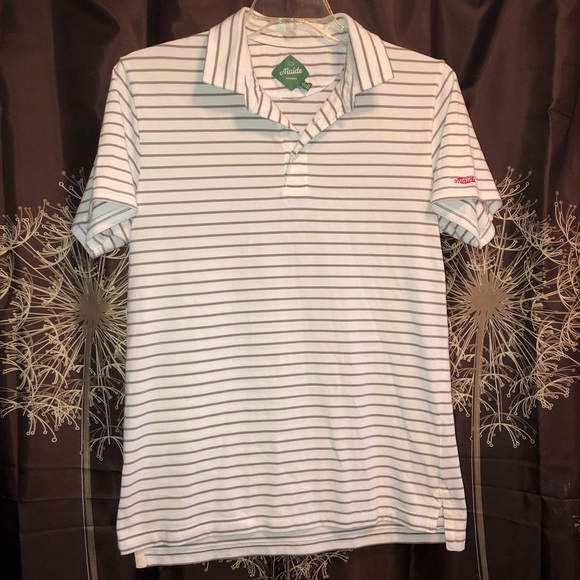 Bonobos Other - MAIDE BY BONOBOS Striped Polo Golf Shirt Size L